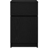 vidaXL Nočna omarica črna 39x35x65 cm inženirski les | Shoptok.si