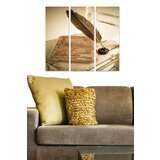 Wallity MDF1314845 multicolor decorative mdf painting (3 pieces) Cene