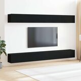  Set TV ormara od 6 komada crni hrast konstruirano drvo | shoptok.hr