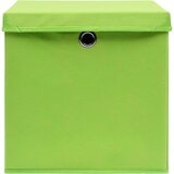  Kutije za pohranu i poklopci 10 kom zelene 32x32x32 cm tkanina | Eponuda.com