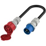  Adapter za elektromobile CEE 16A (plavi, jednofazni) na CEE 16A Cene