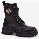 Boto Ladies Work Boots With Gold Detail Insulated Black Fiorena | shoptok.hr