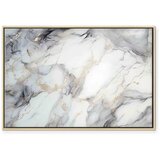  Slika - Elegant marble – stone structures in neutral colours 120x80 U prirodnom drvenom okviru | shoptok.hr