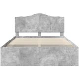  Konstrukcija postelje z vzglavjem Betonsko siva 150 x 200 cm, (5000102516) | Shoptok.si