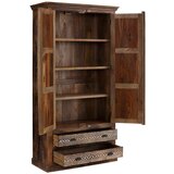 Støraa Rjava garderobna omara iz masivnega manga 190x45 cm Maneesh – | Shoptok.si