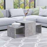vidaXL Komplet klubskih mizic betonsko siv 100x48x40 cm iverna plošča Cene