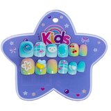 VELNEA KIDS samolepljivi noktići ljubičasta krofna 12kom Cene