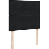  Krevet box spring s madracem crni 120 x 190 cm baršunasti | shoptok.hr