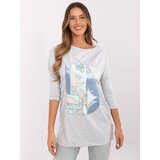 Calimera Blouse-CLM-BZ-0043.86-grey | Shoptok.si
