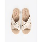 Shelvt Light beige platform flip-flops | shoptok.hr