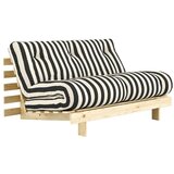 Karup Crno-bijela sklopiva sofa 140 cm Roots – Cijene