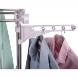 Kondela Stojalo za sušenje oblačil, bela, DENAL | Shoptok.si