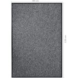  Otirač sivi 80 x 120 cm | shoptok.hr