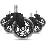  Casters 2.0 Crni kotačići za stolice | shoptok.hr