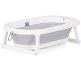 Chipolino sklopiva kadica Bubble Spa s termometrom, kantom i čašom za ispiranje - Grey | shoptok.hr
