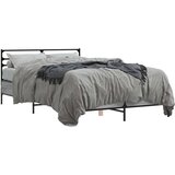  Posteljni okvir siva sonoma 140x200 cm inž. les in kovina, (21165958) | Shoptok.si