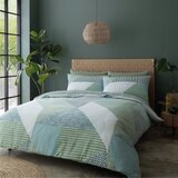 Catherine Lansfield Zelena posteljina za bračni krevet/za produženi krevet 230x220 cm Larsson Geo – | shoptok.hr