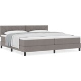  Postelja z vzmetnico z vzmetnico Taupe 200 x 200 cm blago, (5000127642) | Shoptok.si
