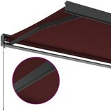 Tenda na ručno uvlačenje bordo 350 x 250 cm | shoptok.hr