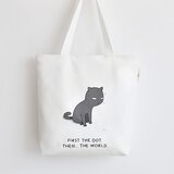 Venisymlis Bombažna Nakupovalna Torba S Potiskom Cat Cavans, Ženska Velika Torba, (22070072) | Shoptok.si