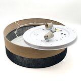  Plafonsko svetlo SIRJA WOOD 2xE27/15W/230V Ø 45 cm crna/hrast | Eponuda.com