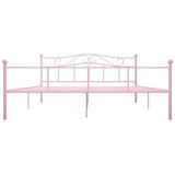  Okvir za krevet ružičasti metalni 180 x 200 cm - Ružičasta 180 x 200 cm | shoptok.hr