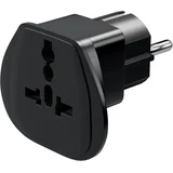 Travel adapter sa USA na EU crni
