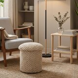Hanah home puf Alpaka, 33 cm, bež Cene