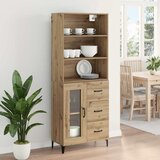  Highboard Umjetnički hrast 69,5 x 34 x 180 cm Konstruirano drvo | shoptok.hr