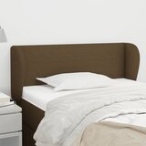  Uzglavlje s ušima tamnosmeđe 103x23x78/88 cm od tkanine | shoptok.hr