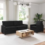  Set sofe 2 pcs Crna Baršun | shoptok.hr