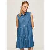 Pepe Jeans Blue Denim Shirt Dress - Women | shoptok.hr