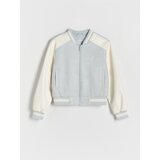 Reserved - Bomber jakna s vezom - bljedotirkizno | shoptok.hr