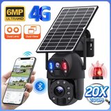  4G solarna PTZ kamera 6MP sa duplim objektivom i 20x zumom | Eponuda.com
