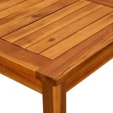 vidaXL Vrtni stolić za kavu 45 x 45 x 36 cm masivno bagremovo drvo | shoptok.hr