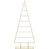  Metalna božićna jelka Zlatno 125 cm Čelik s praškastim premazom | Eponuda.com