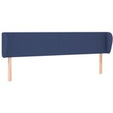 Maison Chic vzglavna omarica - nočna omarica - posteljna omarica z ušesi modro 203x23x78/88 cm blago, (21709144) Cene