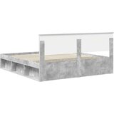  Okvir za krevet Beton 180 x 200 cm Konstruirano drvo | shoptok.hr