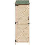  Vrtna Šupa Prirodna 59,5 x 56 x 176,5 cm Čvrsto drvo jele | Eponuda.ba