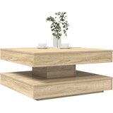  Klub stolić rotirajući za 360 stupnjeva, hrast Sonoma, 70x70x34,5 cm | shoptok.hr