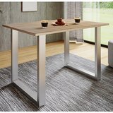 MID.YOU jedilna miza xona, hrast, srebrna | Shoptok.si