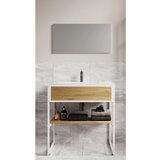 MID.YOU Kopalnica Bitila 80, Bela, Barva Hrasta | Shoptok.si