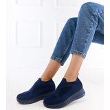 Gemre Navy slip-on fabric sneakers Romaro | shoptok.hr