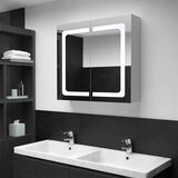  LED kupaonski ormarić s ogledalom 80 x 12,2 x 68 cm Cijene