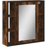  Kupaonski ormarić s ogledalom boja hrasta 60x16x60 cm drveni | shoptok.hr