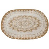  Tepisi za područja Prirodna boja s bijelim otiskom 100 x 152 cm | shoptok.hr