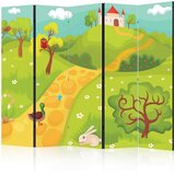 Artgeist PARAVAN 225/172/3 cm rumena, svetlo zelena | Shoptok.si