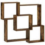  Zidna polica Dimljeni hrast 98 x 17 x 91 cm Prerađeno drvo - Dimljeni hrast | shoptok.hr
