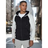 DStreet Bluza męska rozpinana z kapturem czarna | shoptok.hr