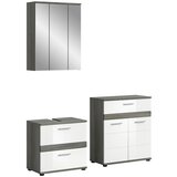 MID.YOU Kopalnica Blake, Bela, Srebrna, 2-Delna | Shoptok.si